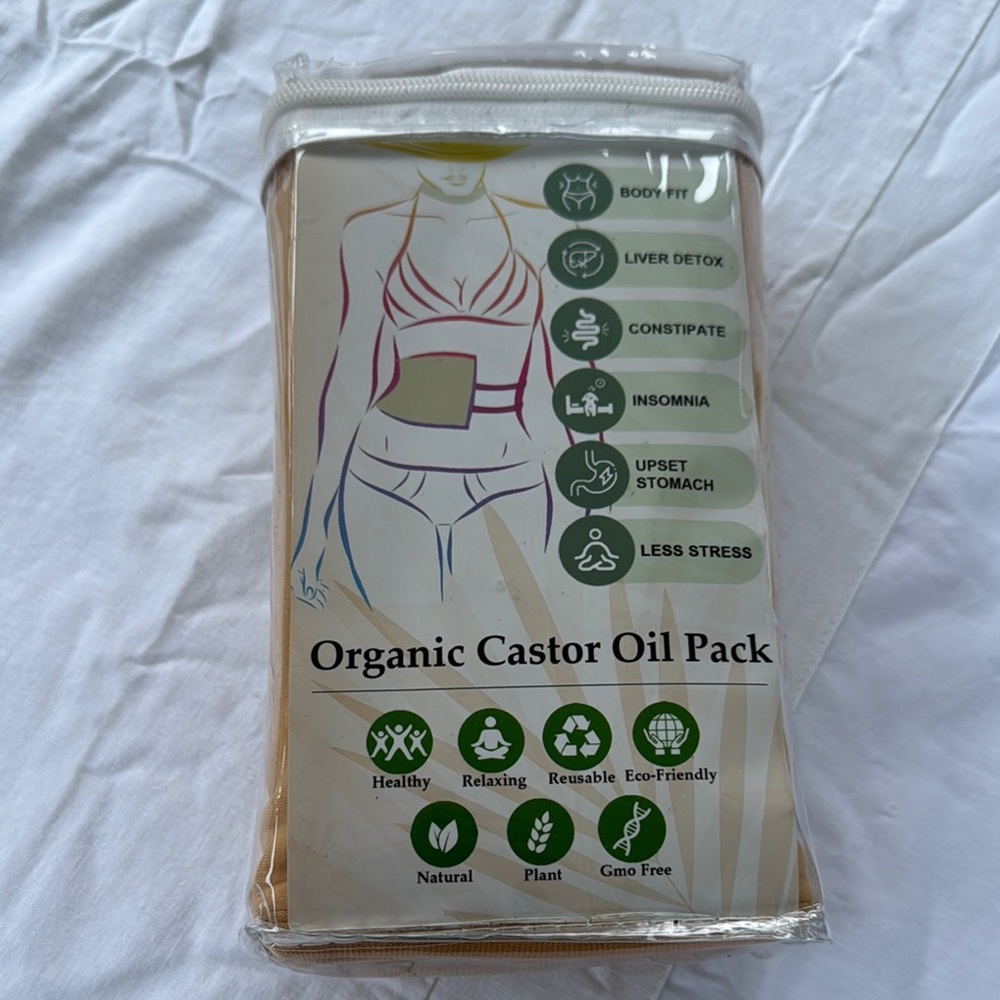 Organic Castor Oil Pack - Natural Tan
